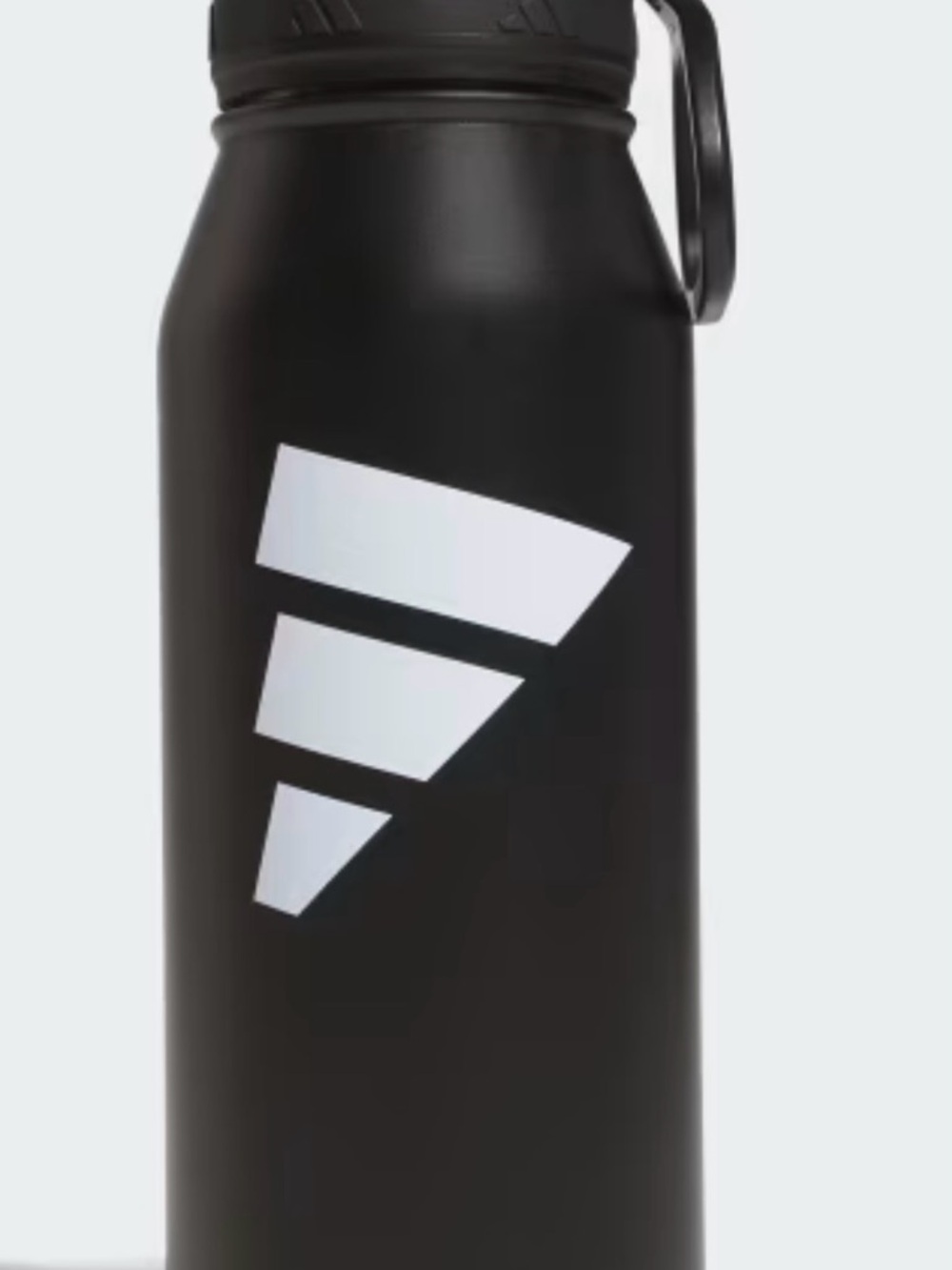 adidas Black Water Bottle with White Tag